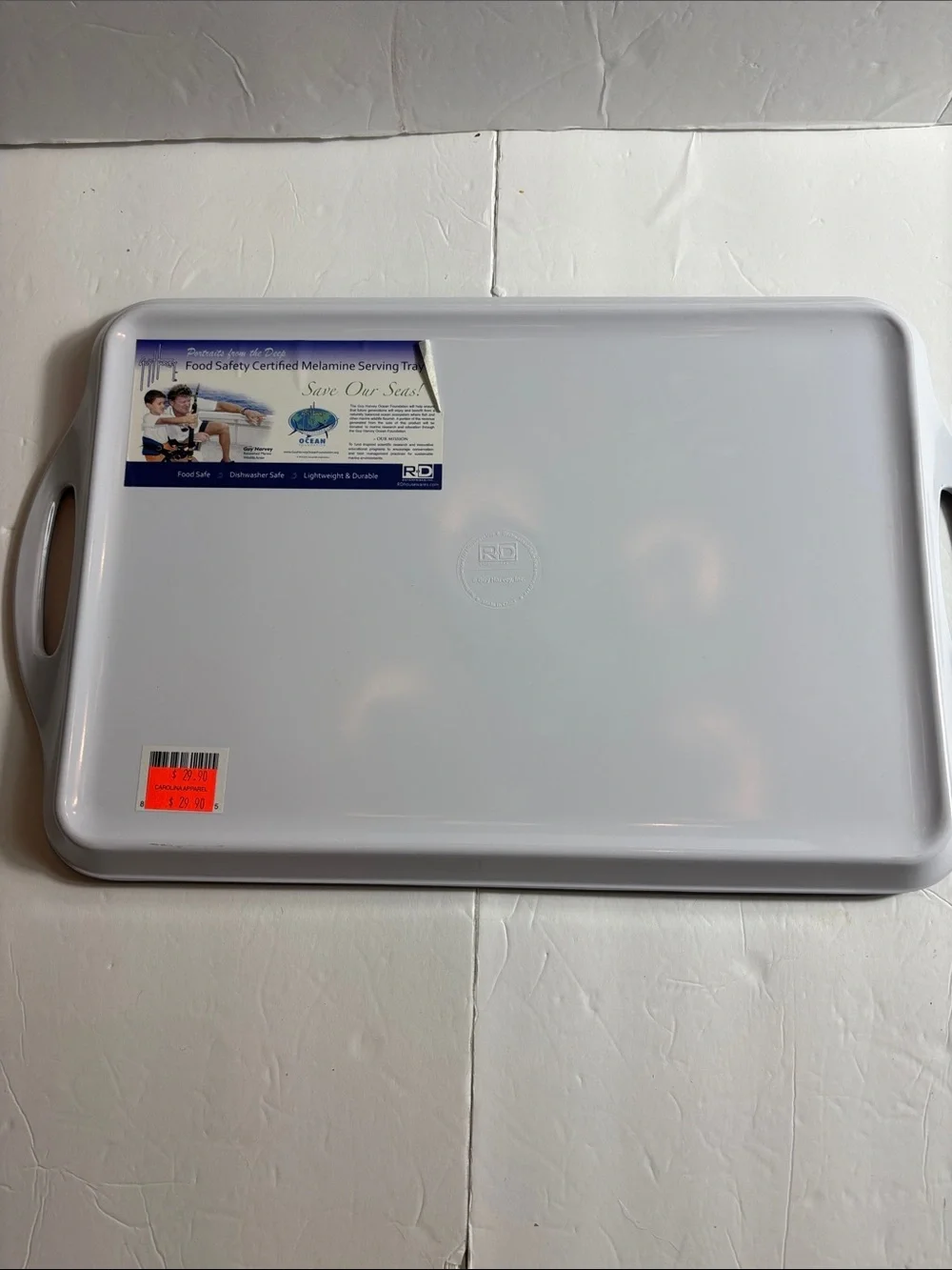 Guy Harvey Nautical Marlin Serving Tray in Deep Blue